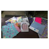 NEW CRAFT SCISSORS AND WOOD BLOCK STAMPS