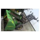 2 JOHN DEERE SNOW BLOWERE FOR PARTS OR REPAIR