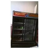 SHORT NOTICE SALE, CLOSED RETAIL STORE, PEPSI COOLER, SHELVING, HELIUM TANKS, TV, MISC