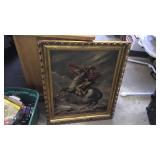 BOX OF SENCO STAPLER REPAIR KITS, OIL ON CANVASS, ANTIQUES, GLASSWARE, DOLL CLOTHING