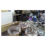 HANGING BASKETS, FOR THE FISH, COLLECTIBLES AND MISC, WWW.ONLINEAUCTIONSLLC.NET
