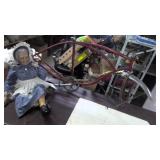 CREEPY DOLL, 1960'S SCHWINN, TOOLS, MISC HOUSEHOLD, WWW.ONLINEAUCTIONSLLC.NET