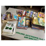 BOXLOTS OF MAGAZINES,, COMICS, LIFE, SPORTS, SOME VINTAGE, WWW.ONLINEAUCTIONSLLC.NET