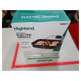NEW ELECTRIC GRIDDLE, WWW.ONLINEAUCTIONSLLC.NET