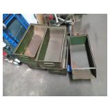 APPLIANCE DOLLY, BACKPACK BLOWER, AND METAL BINS, WWW.ONLINEAUCTIONSLLC.NET 