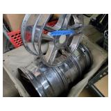 SET OF 20 INCH RIMS, FROM 2000 FORD F150, HARLEY EDITION, WWW.ONLINEAUCTIONSLLC.NET 