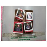 BARBIE HAULMARK KEEPSAKE ORNAMENTS,  WWW.ONLINEAUCTIONSLLC.NET 