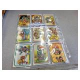 VINTAGE SPORTS CARDS, 1974 DON RUSS FOOTBALL SUPER FREAKS STICKER CARDS