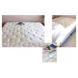 Sleep Number King Pillow Top Bed Dual Control, inc Box Spring, Frame, Mattress Pad, Manual $598