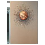 Copper & Metal Wall Sculpture 25" $40