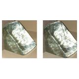 Pair of Rock Crystal Book Ends $28