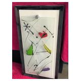 Abstract on Glass unsigned $40