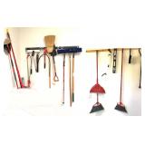 Brooms, Mops, Grabber, Plumbing Snake, Leveler, Shovel, Lopper $18