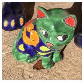 Small Talavera Cat $15