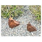 Pair of Metal Quail $15