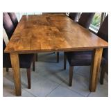 Contemporary Custom Mesquite Dining Table 8.25ft L x 47inch W x 29.5inch H, $695 OBO