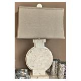 Travertine Contemporary Table Lamp $125 OBO