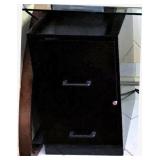 2 Drawer Metal File Cabinet with Lock $40 OBO