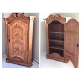 Mexican Colonial Pine Wardrobe with All Shelves Interior 75Hx41Wx18D $175 OBO