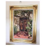 Peter Van Dusen Oil on Canvas, signed, 35x23 unfr, 5.25" Mat & Frame, Min. Bid $800; BIN $1,600