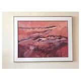 Dott Beeson Watercolor 27 x 35 framed, BIN $475