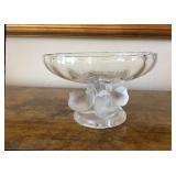 Lalique NOGENT BOWL designed & signed Marc Lalique 1966, 5 ½" d x 3 ¼" h; min Bid $175; BIN $425 