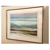 Watercolor by Doris White, signed, 32.5x38.5" framed; BIN $250