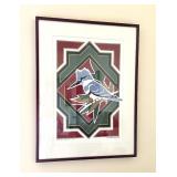 Jernigan  Kingfisher Serigraph, 6-24 signed; TMC Healing Art Program; BIN $75