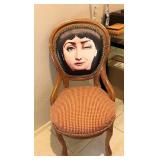 Queen Anne Face Chair $250