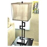 Geometric Steel Table Lamp $48