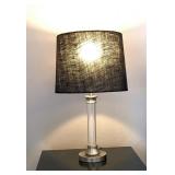 Pair of Acrylic Column Table Lamps $45pr