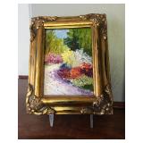 AFRICAN WONDER at Blixen House, Oil 7x5 Wm Vincent $425