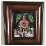 CHRISTMAS AT THE OLDEST CHURCH Buffalo Billie Mason 18x15.5 Giclee 14-18 $225