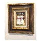 FIESTA DANCERS by Dale Amburn, Acrylic on Canvas 15.25x13.25 $195