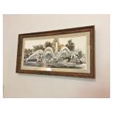 FOUNTAINS J.R. Hamil Original Watercolor $225