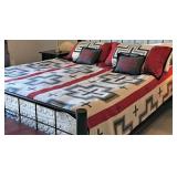 Native Wool King Blanket & 4 Pillows $45