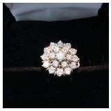 14kwg Tiered Diamond Melee 1ctw H-I, size 5.5, SALE $498