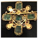 Vintage CHANEL MALTESE CROSS + LOGO Verso