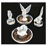 LALIQUE FROSTED CRYSTAL