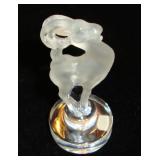 LALIQUE FROSTED CRYSTAL PHEASANT on Glass Pedestal - Excellent Condition - $70 obo