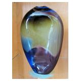 STEPHEN JOHN CLEMENTS GLASS VESSEL 1980