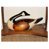 Vintage Big Sky Hand Carved Canada Goose Decoy $45