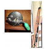 Penn 149 Deep Sea Reel & 4 Deep Sea Rods $30