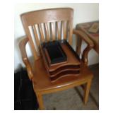 Antique Oak Chair $35