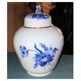 FINAL REDUCTION! Vintage Royal Copenhagen BLUE FLOWERS Ginger Jar 12"H was $295 Now $195!