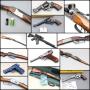 Military and other rifles, shotguns, handguns, revolvers, pistols