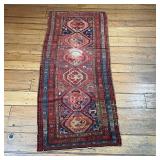 COLORFUL ANTIQUE CAUCASIAN RUNNER