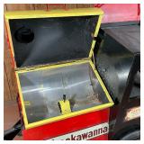 COLORFUL STEAM-TRAIN FORM GRILL