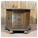 HEXAGONAL BEDSIDE CABINET