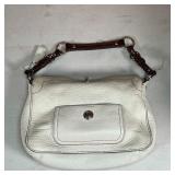 COACH WHITE LEATHER HANDBAG